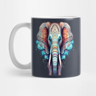 elephant Mandala Animal Ilustration Mug